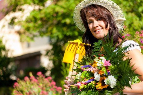 Donation of reusable garden materials to a charity partner